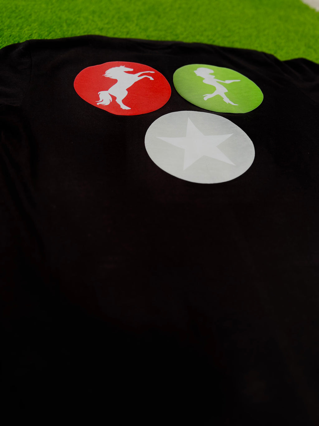 Opposite Black Graphic T-Shirt Luxury Streetwear  Tee